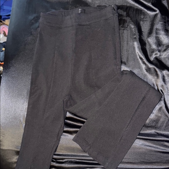 Women’s high waisted slacks boot cut open slit - Picture 1 of 1